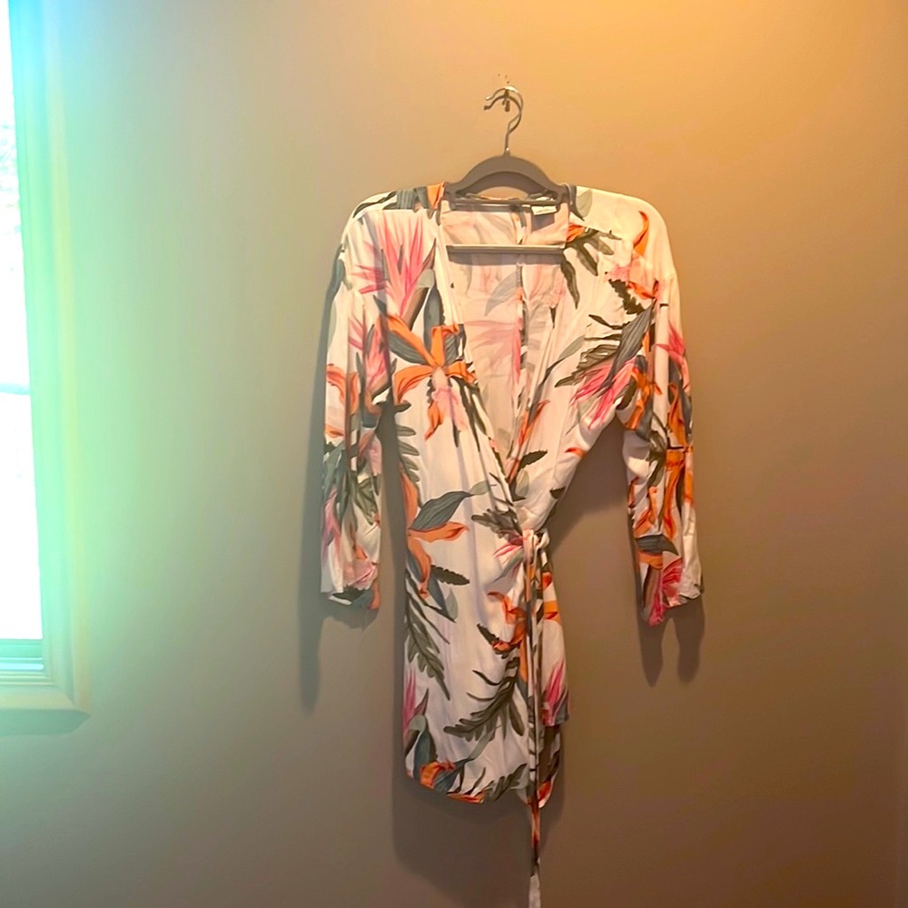Beautiful Floral Hurley Wrap/Cover up